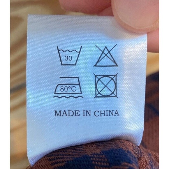 NWT Killion Plaid Button Up Shirt Size Large Men’s Brown - Picture 6 of 10